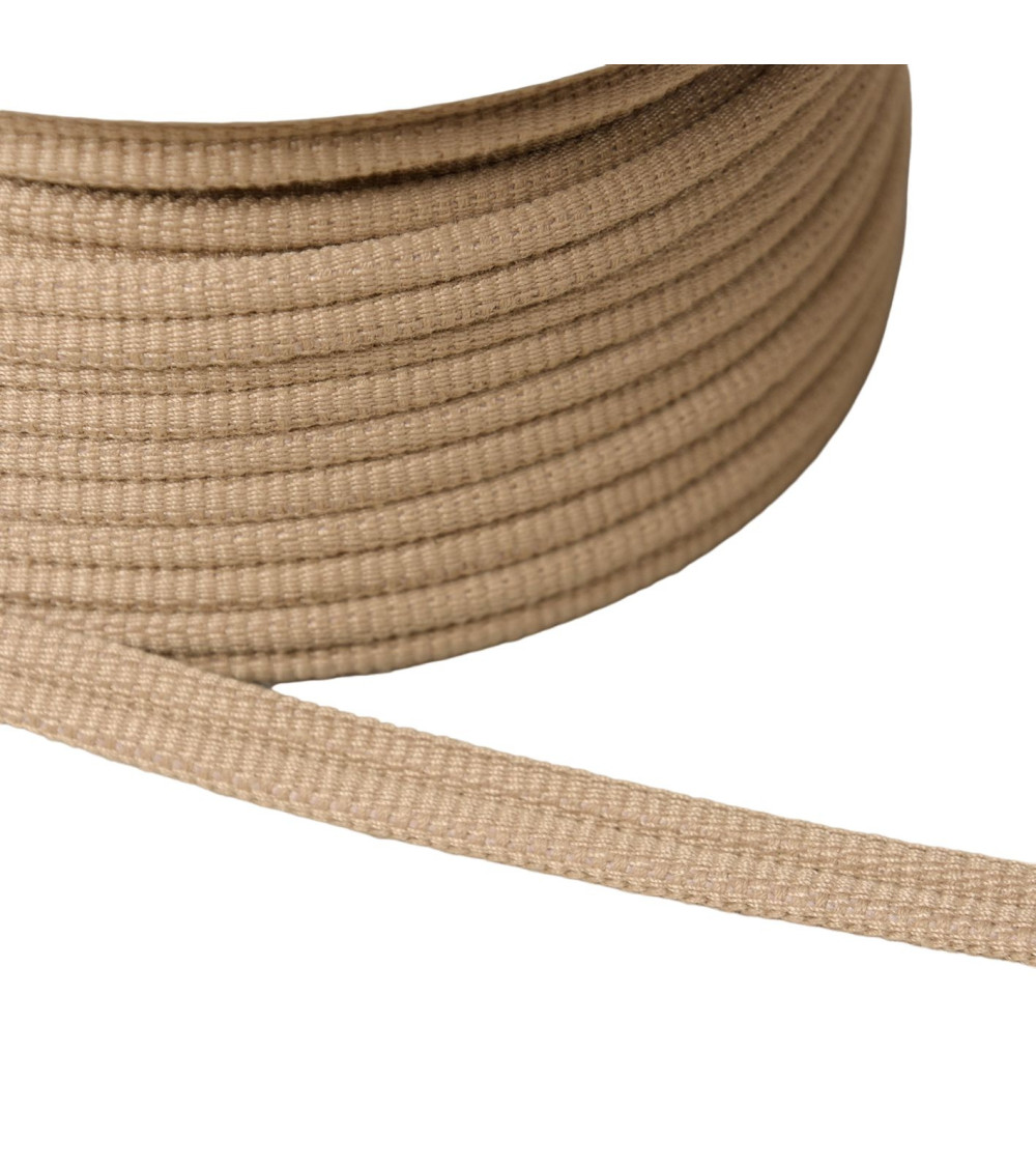 20m spool Double cord 9mm light beige