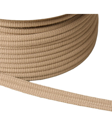 Spule 20m Doppelschnur 9mm beige hell