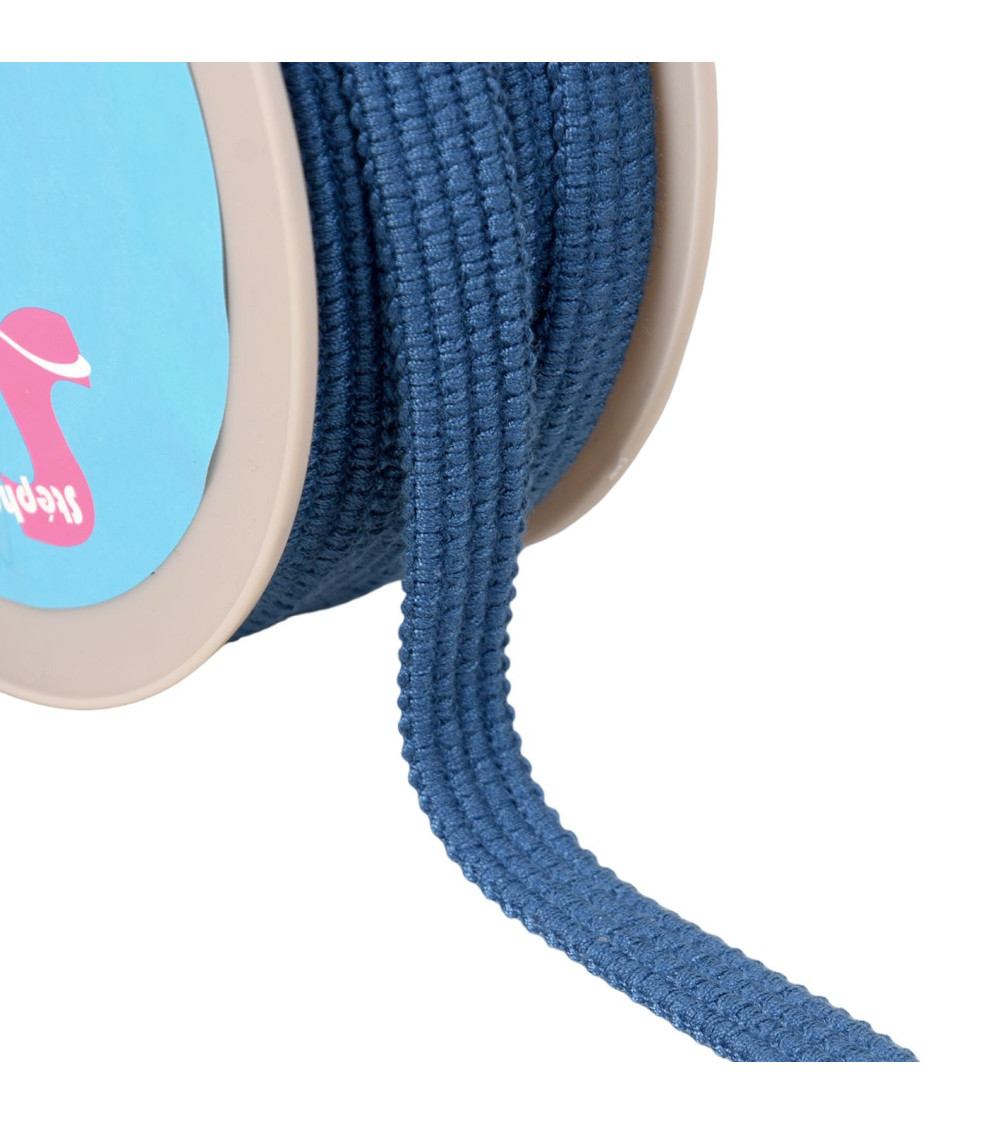 20m spool Four cords 15mm blue/burgundy red