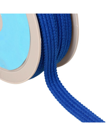 Bobine 20m Galon quatre cordons 15mm bleu roi