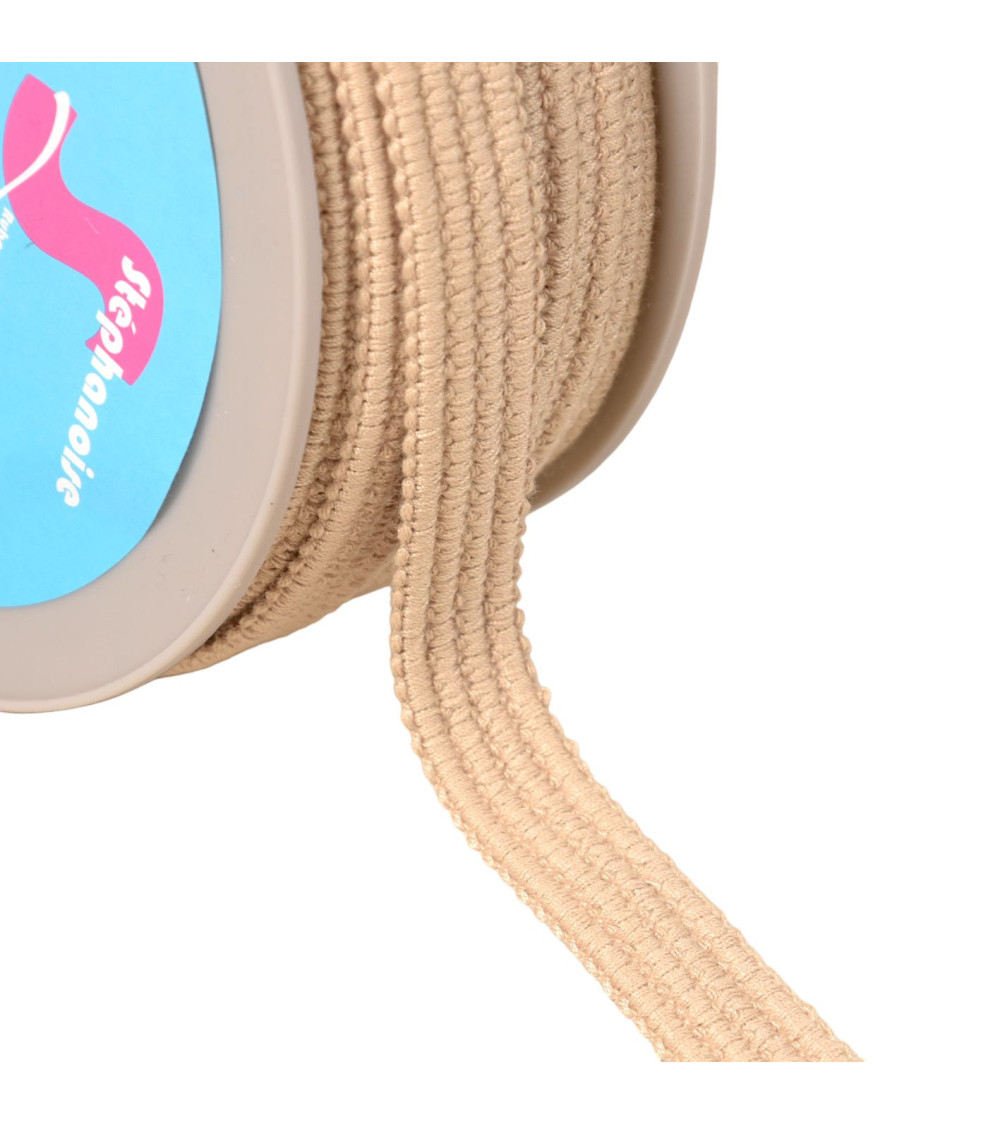 20m spool Four cords 15mm beige