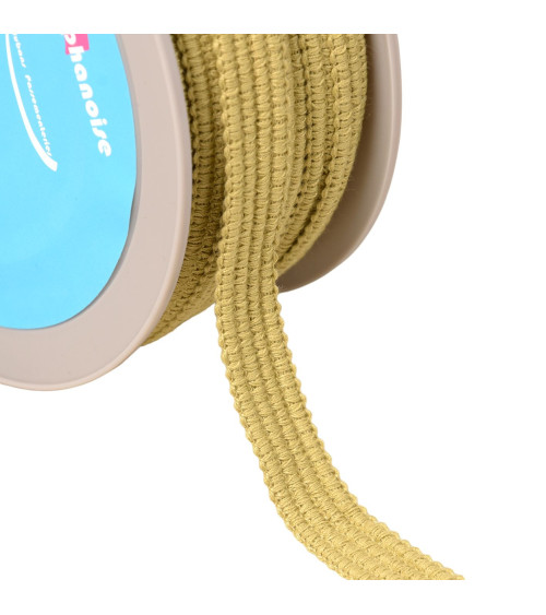 20m reel Galon four cords 15mm beige green