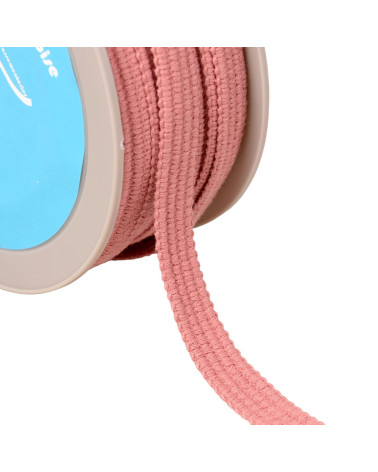 Bobine 20m Galon quatre cordons 15mm vieux rose