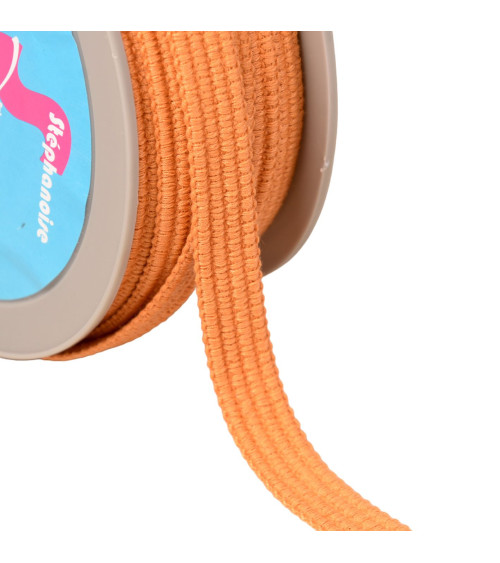 Bobine 20m Galon quatre cordons 15mm rose orange saumon