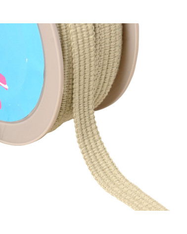 Bobine 20m Galon quatre cordons 15mm gris