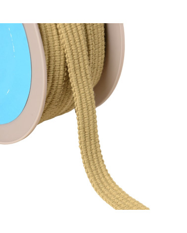 20m reel of braid four cords 15mm taupe brown