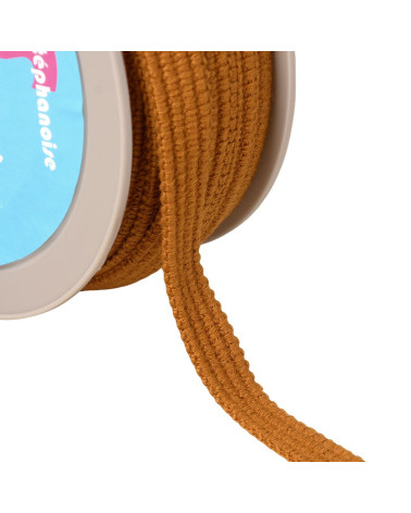 20m reel of braid with four 15mm copper brown cords