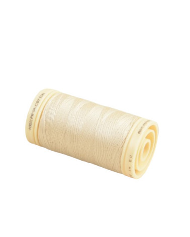 Bobine de fil Coton Pima Oeko Tex 600m range crème