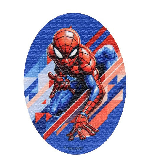 Ecusson Spiderman rouge 11cm x 8cm