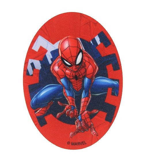 Ecusson Spiderman rouge 11cm x 8cm