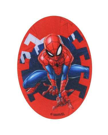 Ecusson Spiderman bleu assis 6,7 x 5,8 cm