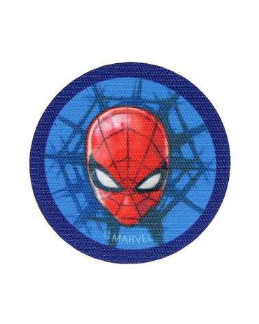 Ecusson Spiderman bleu assis 6,7 x 5,8 cm