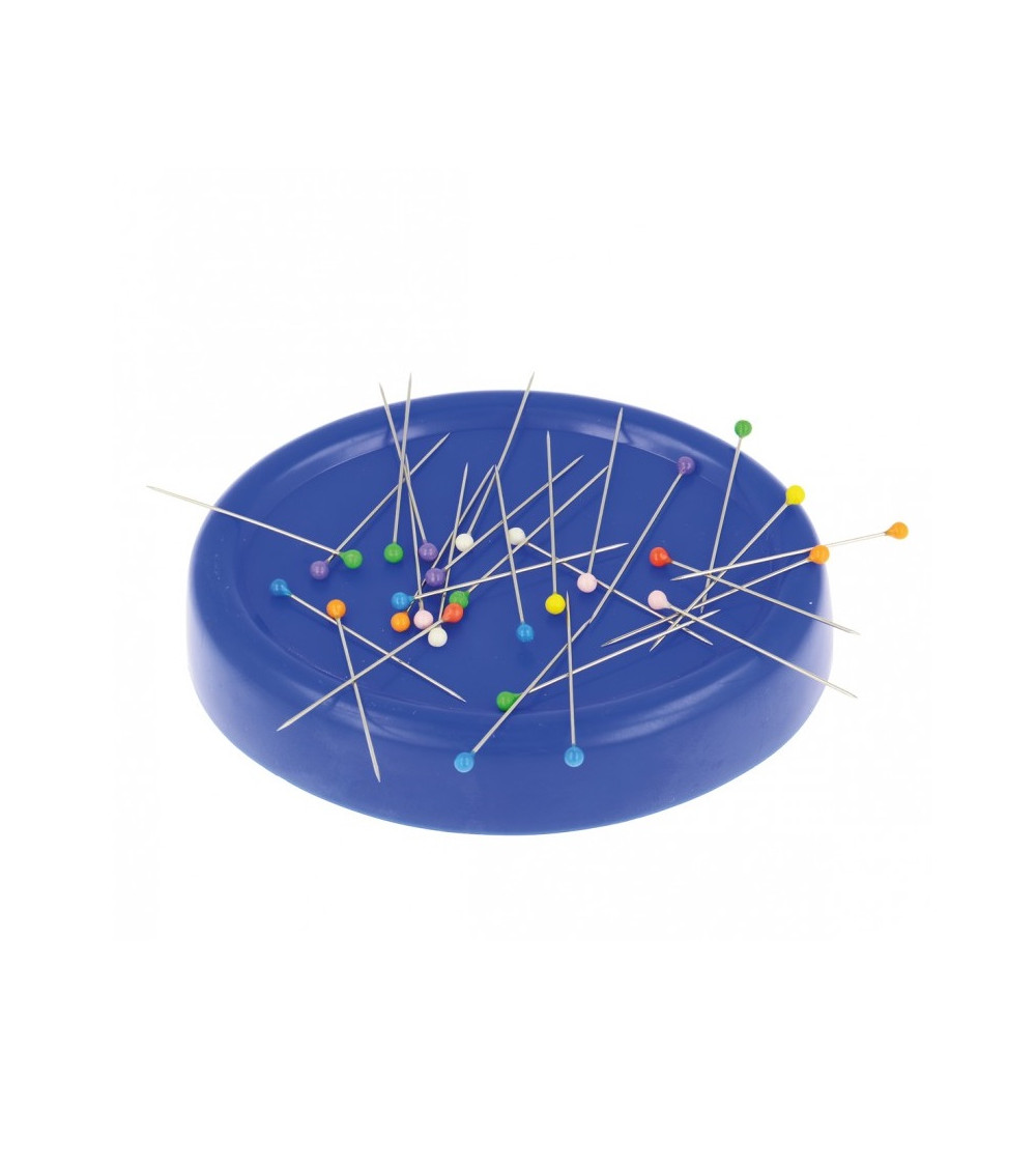 Portaspilli magnetico ovale blu