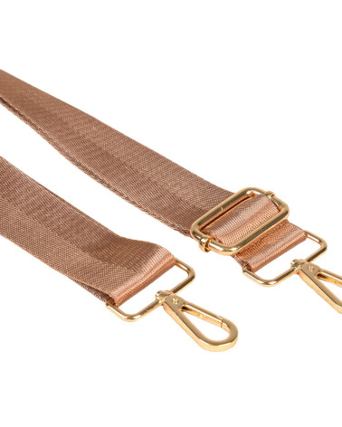Strap shoulder strap 40x140cm light brown