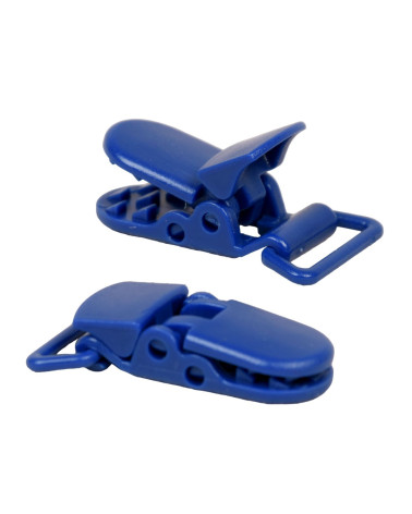 Set mit 4 Kunststoffschnallen, 25 x 42 mm, Marineblau