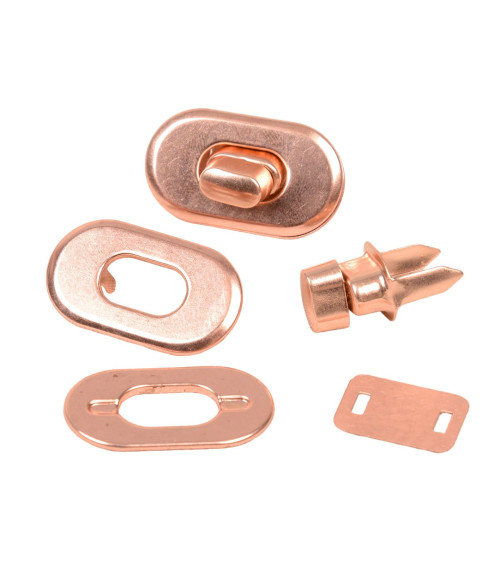 Turnstile for bronze bag 3.7x2mm