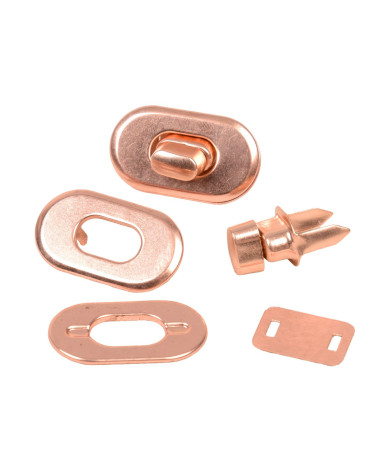 Turnstile for bronze bag 3.7x2mm