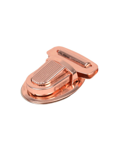 Bronzener Schulranzenclip 3,7x3,2mm