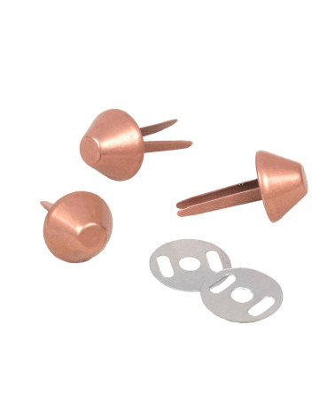 Set mit 4 Taschenpolstern aus Bronze