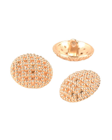 Gold button 18mm