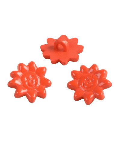Bouton enfant soleil rouge 0mm
