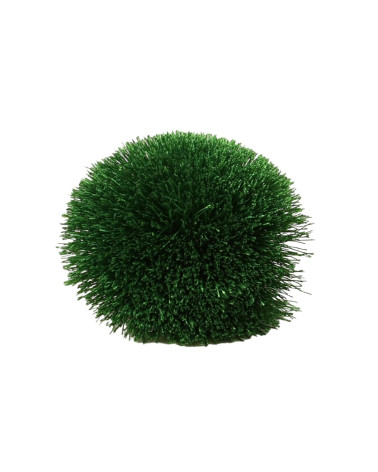 Fluffly Blumenbrosche 7cm grün