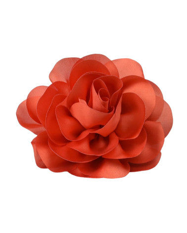 Flower brooch 11cm orange