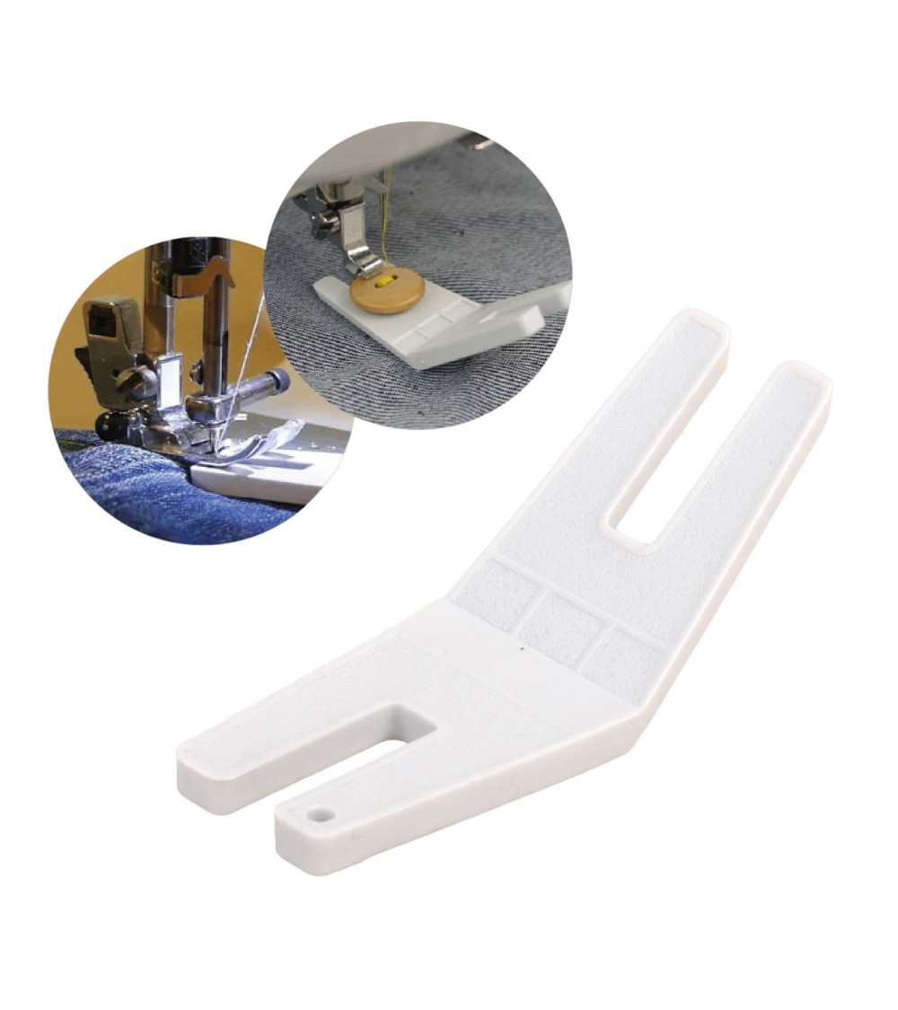 Button release plate 2cm x 7cm