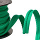 Bobine 20m passepoil/dépassant cordon chevrons diamètre 6mm vert vif