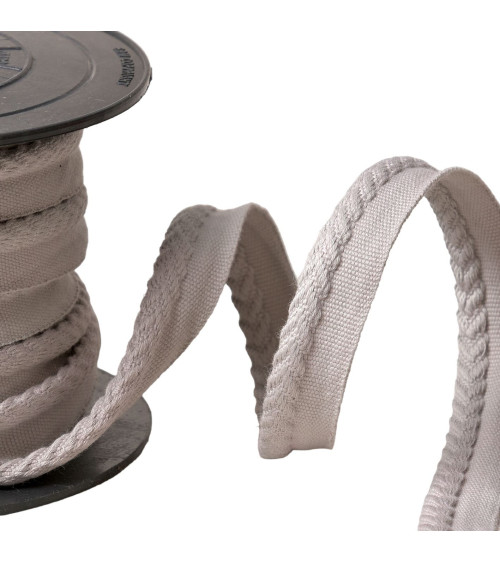 20m reel piping/overhanging herringbone cord diameter 6mm light gray