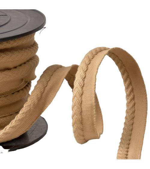 20m reel piping/overhanging herringbone cord diameter 6mm beige