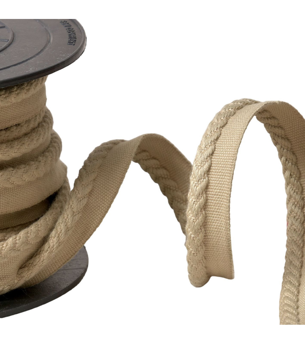 20m reel piping/overhanging herringbone cord diameter 6mm linen