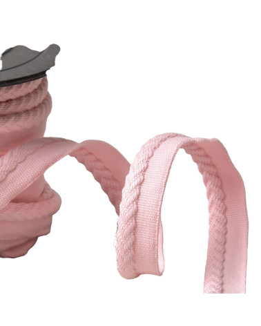 20m reel piping/overhanging herringbone cord diameter 6mm light pink