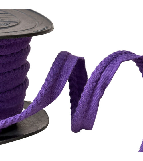 20m reel piping/overhanging herringbone cord diameter 6mm plum purple