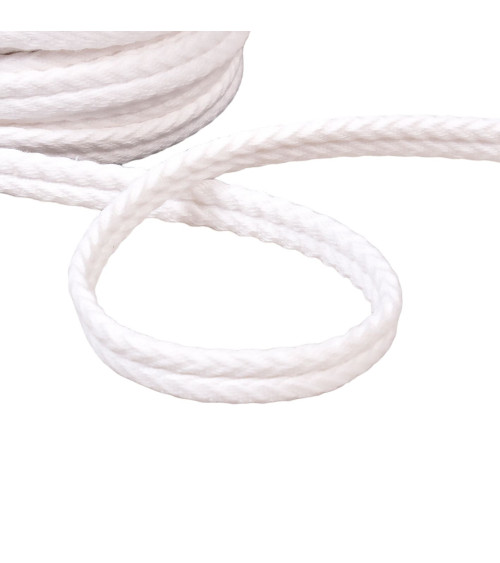 20m spool double herringbone cord 10mm white