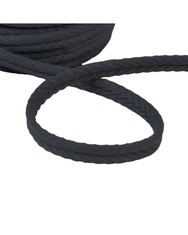 20 m Spule, Doppel-Fischgrätenschnur, 10 mm, Schwarz