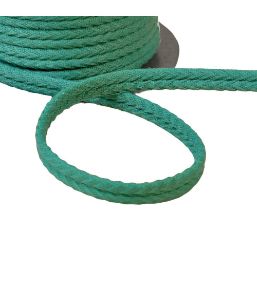 20m spool double herringbone cord 10mm bright green