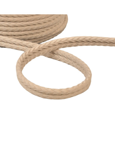 20m spool double herringbone cord 10mm linen