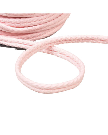 20m spool double herringbone cord 10mm light pink