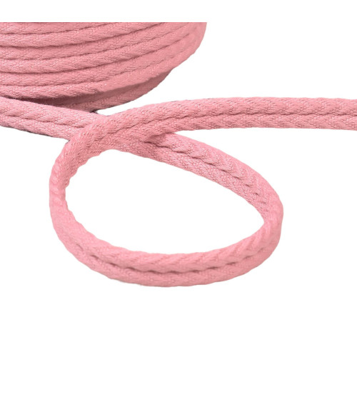20m spool double herringbone cord 10mm old pink