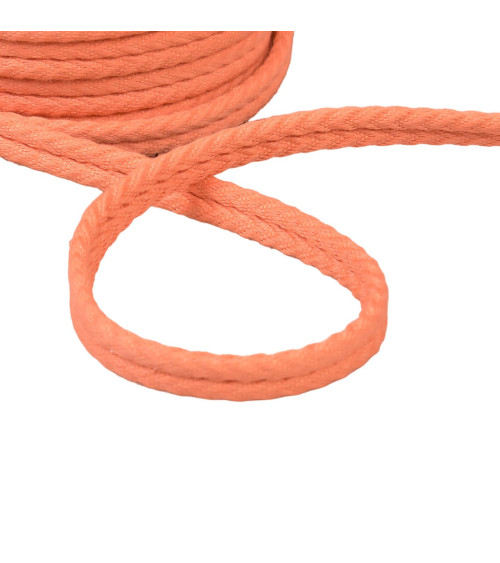 20m spool double herringbone cord 10mm salmon