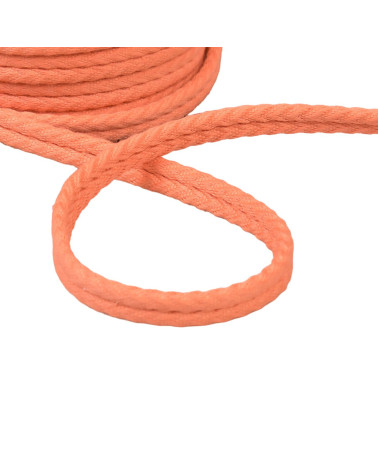 20m spool double herringbone cord 10mm salmon