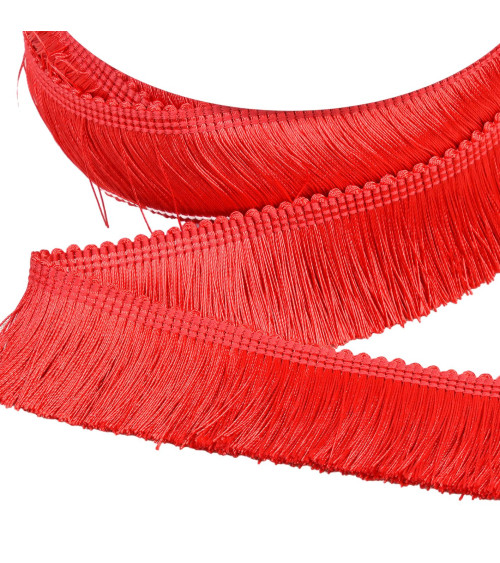 15m spool thick fringe 45mm red