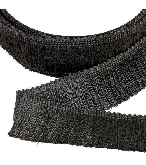 15m spool thick fringe 45mm black