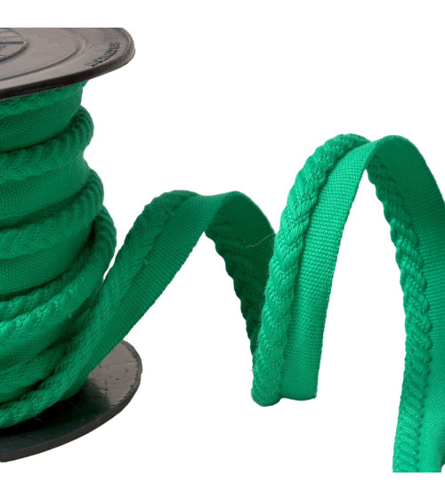 Piping/overhanging herringbone cord diameter 6mm per meter bright green
