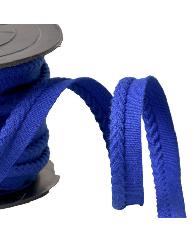 Piping/exceeding herringbone cord diameter 6mm per meter royal blue
