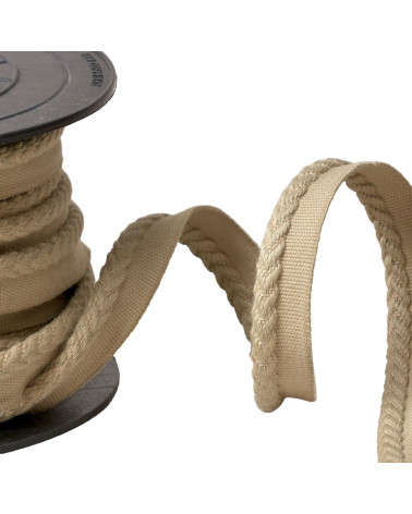 Piping/overhanging herringbone cord diameter 6mm per linen meter