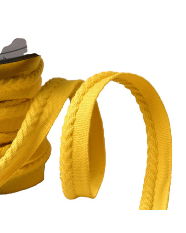 Paspelierung/überhängende Fischgrätenschnur, Durchmesser 6 mm pro Meter, Gelbgold