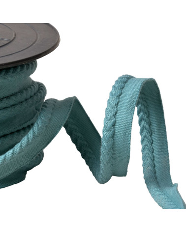 Paspelierung/überhängende Fischgrätenschnur, Durchmesser 6 mm pro Meter, mandelgrün