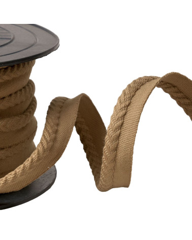 Piping/overhanging herringbone cord diameter 6mm per meter old gold